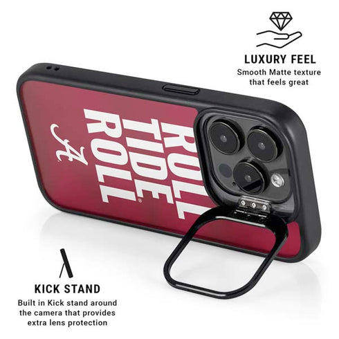 University of Alabama Roll Tide Roll iPhone 14 Pro Kickstand Case